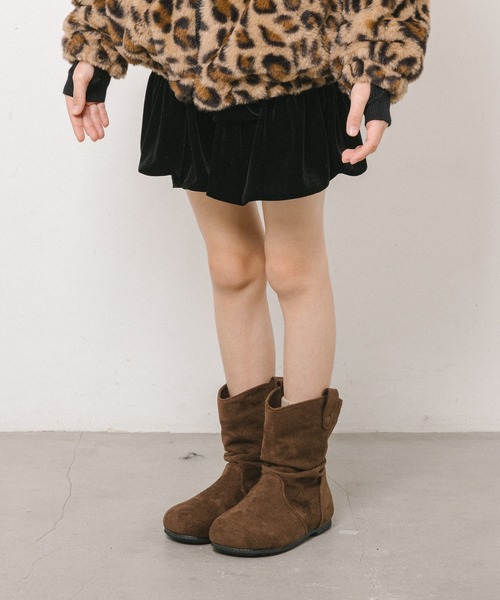 URBAN CHERRY(アーバンチェリー)の「くしゅくしゅショートブーツ(ブーツ・キッズ・ブラック/ブラウン・18.0cm/18.5cm/19.0cm/19.5cm/20.5cm/21.0cm/21.5cm)」の8枚目の写真