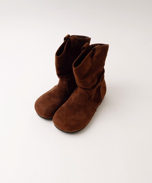 URBAN CHERRY(アーバンチェリー)の「くしゅくしゅショートブーツ(ブーツ・キッズ・ブラック/ブラウン・18.0cm/18.5cm/19.0cm/19.5cm/20.5cm/21.0cm/21.5cm)」の20枚目の写真