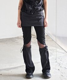 PIECEMAKER（ピースメーカー）の「TS NYLON APRON BIKE SHORTS (BLACK)（レギンス/スパッツ）」