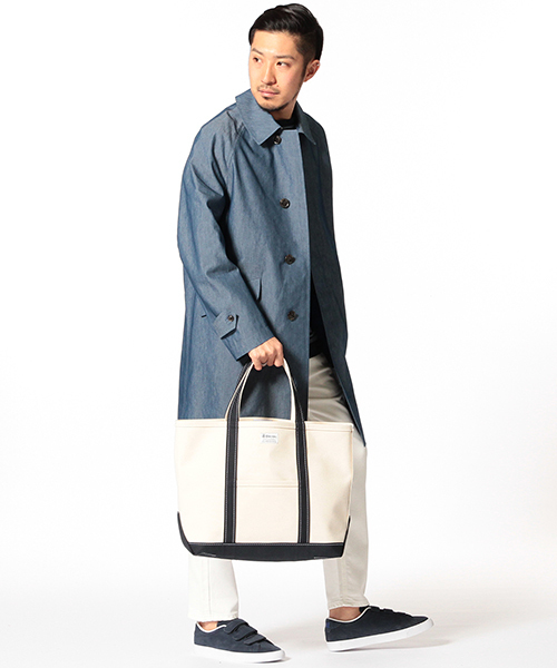 ORCIVAL（オーシバル）の「【InRed6月号掲載】ORCIVAL×ビーミング by ビームス / 40th別注 トートバッグ（トートバッグ・レディース・ブルー・ONE SIZE）」の5枚目の写真