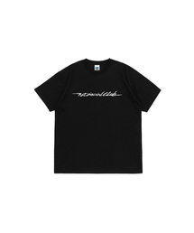 スクリプトロゴ半袖Tシャツ(ブラック)