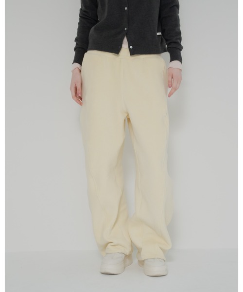 jumelle（ジュメロ）の「(暖パン)フリーススウェットパンツ（スウェットパンツ・レディース・ブルー/イエロー・SMALL/MEDIUM）」の5枚目の写真