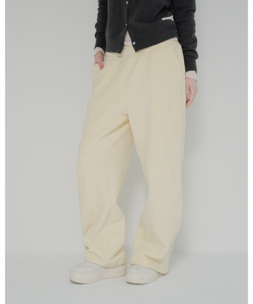 jumelle（ジュメロ）の「(暖パン)フリーススウェットパンツ（スウェットパンツ・レディース・ブルー/イエロー・SMALL/MEDIUM）」の6枚目の写真