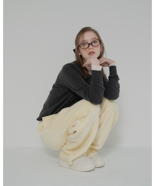 jumelle（ジュメロ）の「(暖パン)フリーススウェットパンツ（スウェットパンツ・レディース・ブルー/イエロー・SMALL/MEDIUM）」の15枚目の写真