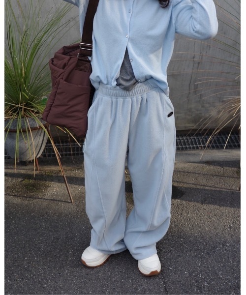 jumelle（ジュメロ）の「(暖パン)フリーススウェットパンツ（スウェットパンツ・レディース・ブルー/イエロー・SMALL/MEDIUM）」の18枚目の写真