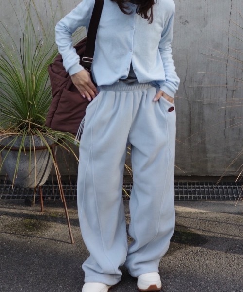 jumelle（ジュメロ）の「(暖パン)フリーススウェットパンツ（スウェットパンツ・レディース・ブルー/イエロー・SMALL/MEDIUM）」の22枚目の写真