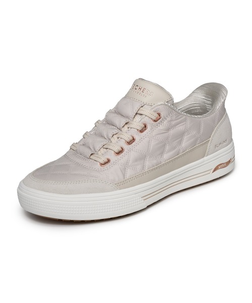 SKECHERS(スケッチャーズ)の「スケッチャーズ ハンズフリースリップインズ アーチフィット アーケード - コージーフィット カドル ステップス(スニーカー・レディース・ブラック×ブラック/ローズ/オフホワイト/ネイビー/ベージュ/ワインレッド・23.5cm/24cm/23cm/25cm/24.5cm)」の2枚目の写真