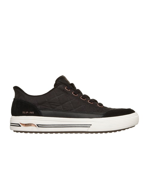 SKECHERS(スケッチャーズ)の「スケッチャーズ ハンズフリースリップインズ アーチフィット アーケード - コージーフィット カドル ステップス(スニーカー・レディース・ブラック×ブラック/ローズ/オフホワイト/ネイビー/ベージュ/ワインレッド・23.5cm/24cm/23cm/25cm/24.5cm)」の14枚目の写真