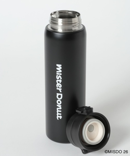 LEPSIM(レプシィム)の「【Mister Donut】ステンレスボトル 627330(グラス/マグカップ/タンブラー・レディース・ブラック・ONE SIZE)」の3枚目の写真