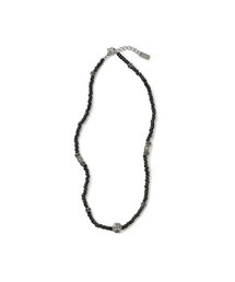 ETCE（イーティーシーイー）の「CROSS BEADS NECKLACE (BLACK)（ネックレス）」