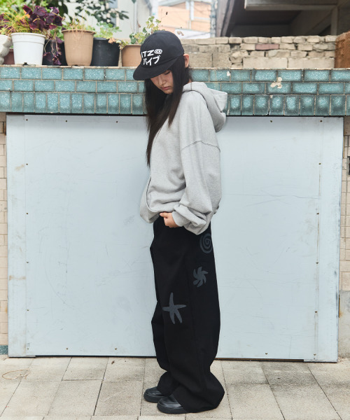 ITZAVIBE(イッザバイブ)の「DOODLE COTTON PANTS(その他パンツ・レディース・その他・M/L)」の2枚目の写真