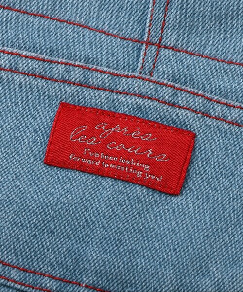 apres les cours(アプレレクール)の「配色ステッチサロペット+Tシャツセット(その他ベビーウェア・キッズ・アイボリー/インディゴブルー・80/70)」の17枚目の写真