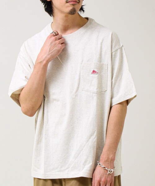 KELTY(ケルティ)の「【KELTY×GLOSTER】別注 ワンポイントポケT(Tシャツ/カットソー・メンズ・ブラック/オフホワイト/杢グレー/ネイビー・S/M/L)」の3枚目の写真