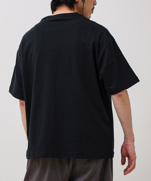 KELTY(ケルティ)の「【KELTY×GLOSTER】別注 ワンポイントポケT(Tシャツ/カットソー・メンズ・ブラック/オフホワイト/杢グレー/ネイビー・S/M/L)」の9枚目の写真