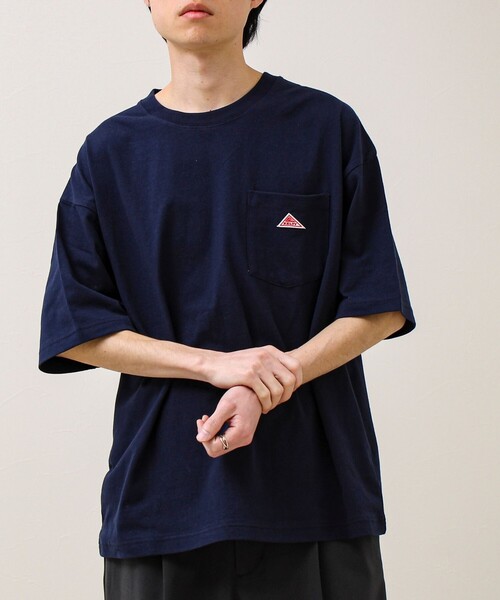 KELTY(ケルティ)の「【KELTY×GLOSTER】別注 ワンポイントポケT(Tシャツ/カットソー・メンズ・ブラック/オフホワイト/杢グレー/ネイビー・S/M/L)」の11枚目の写真