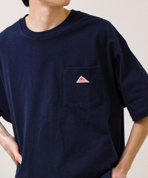 KELTY(ケルティ)の「【KELTY×GLOSTER】別注 ワンポイントポケT(Tシャツ/カットソー・メンズ・ブラック/オフホワイト/杢グレー/ネイビー・S/M/L)」の13枚目の写真