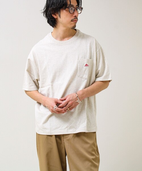 KELTY(ケルティ)の「【KELTY×GLOSTER】別注 ワンポイントポケT(Tシャツ/カットソー・メンズ・ブラック/オフホワイト/杢グレー/ネイビー・S/M/L)」の16枚目の写真