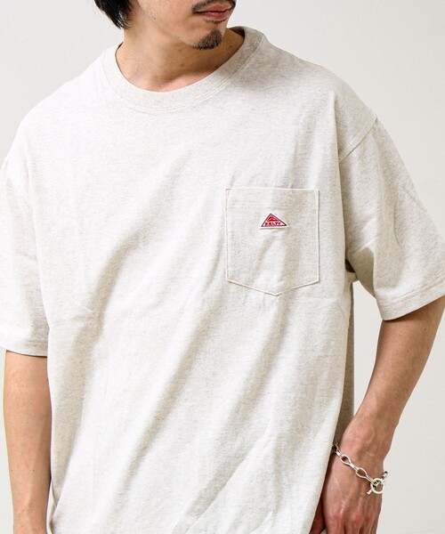 KELTY(ケルティ)の「【KELTY×GLOSTER】別注 ワンポイントポケT(Tシャツ/カットソー・メンズ・ブラック/オフホワイト/杢グレー/ネイビー・S/M/L)」の17枚目の写真