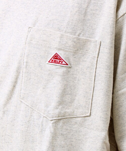 KELTY(ケルティ)の「【KELTY×GLOSTER】別注 ワンポイントポケT(Tシャツ/カットソー・メンズ・ブラック/オフホワイト/杢グレー/ネイビー・S/M/L)」の20枚目の写真