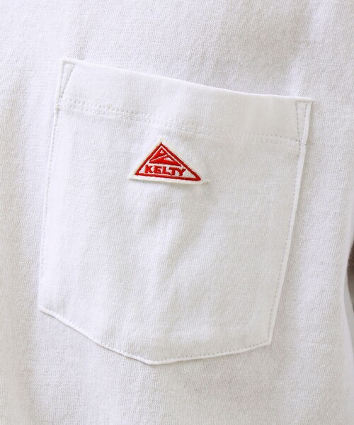 KELTY(ケルティ)の「【KELTY×GLOSTER】別注 ワンポイントポケT(Tシャツ/カットソー・メンズ・ブラック/オフホワイト/杢グレー/ネイビー・S/M/L)」の22枚目の写真