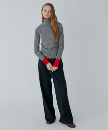 コントラストパネルトラウザー / Contrast Panel Trousers