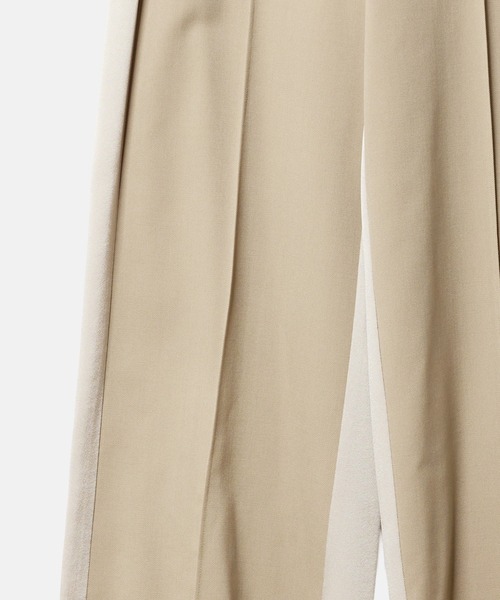 LE CIEL BLEU（ルシェルブルー）の「コントラストパネルトラウザー / Contrast Panel Trousers（その他パンツ・レディース・ベージュ/ネイビー/レッド/ブラック・34/36/38）」の15枚目の写真