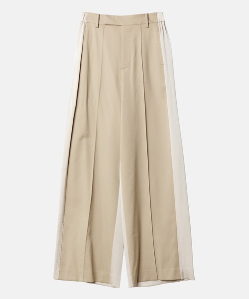 LE CIEL BLEU（ルシェルブルー）の「コントラストパネルトラウザー / Contrast Panel Trousers（その他パンツ・レディース・ベージュ/ネイビー/レッド/ブラック・34/36/38）」の13枚目の写真