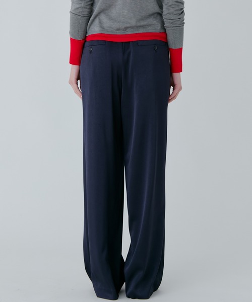 LE CIEL BLEU（ルシェルブルー）の「コントラストパネルトラウザー / Contrast Panel Trousers（その他パンツ・レディース・ベージュ/ネイビー/レッド/ブラック・34/36/38）」の22枚目の写真