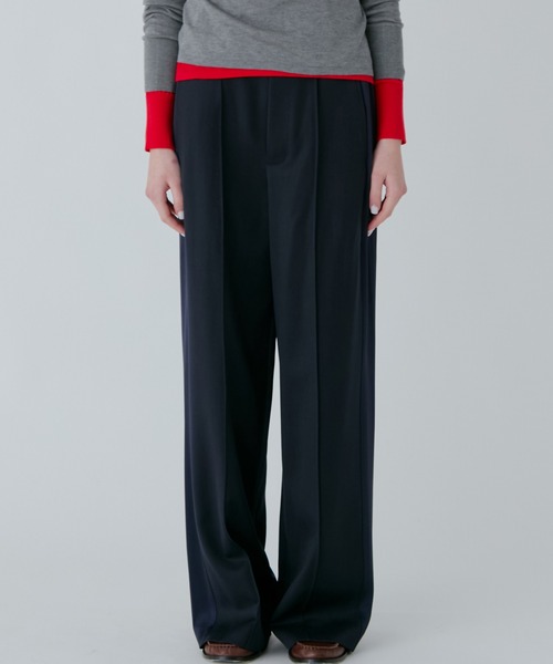 LE CIEL BLEU（ルシェルブルー）の「コントラストパネルトラウザー / Contrast Panel Trousers（その他パンツ・レディース・ベージュ/ネイビー/レッド/ブラック・34/36/38）」の21枚目の写真