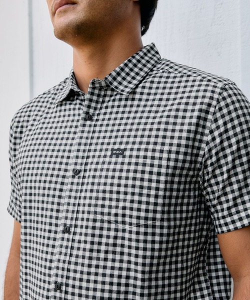 RVCA(ルーカ)の「RVCA メンズ HAWAII GINGHAM SS 半袖シャツ 【2026年春夏モデル】(シャツ/ブラウス・メンズ・ブラック系その他・X-LARGE/LARGE/MEDIUM/SMALL)」の9枚目の写真