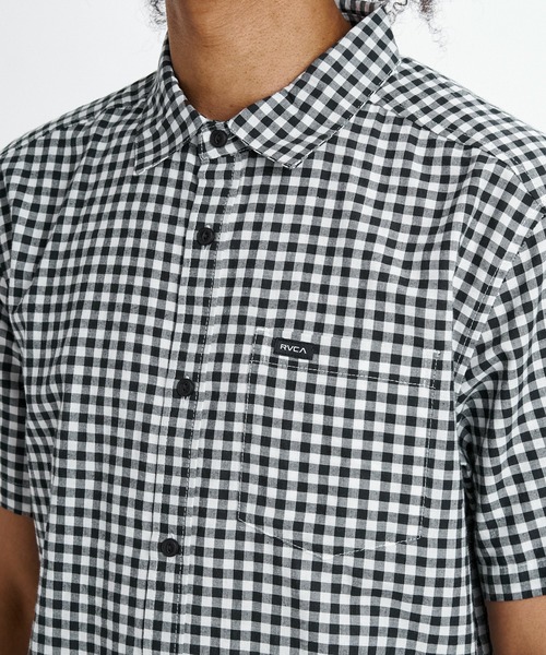 RVCA(ルーカ)の「RVCA メンズ HAWAII GINGHAM SS 半袖シャツ 【2026年春夏モデル】(シャツ/ブラウス・メンズ・ブラック系その他・X-LARGE/LARGE/MEDIUM/SMALL)」の4枚目の写真