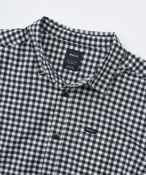 RVCA(ルーカ)の「RVCA メンズ HAWAII GINGHAM SS 半袖シャツ 【2026年春夏モデル】(シャツ/ブラウス・メンズ・ブラック系その他・X-LARGE/LARGE/MEDIUM/SMALL)」の5枚目の写真