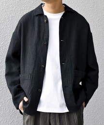 SHIPS any | SHIPS any:〈洗濯機可能〉NOVELTEX リネン/コットン ワッフル シャツ ジャケット◇(その他アウター)