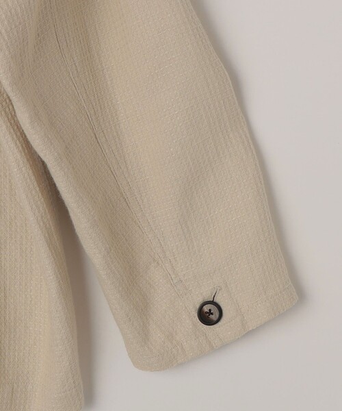 SHIPS any（シップス エニィ）の「SHIPS any:〈洗濯機可能〉NOVELTEX リネン/コットン ワッフル シャツ ジャケット◇（その他アウター・メンズ・ブラック/ナチュラル・SMALL/LARGE/MEDIUM）」の17枚目の写真