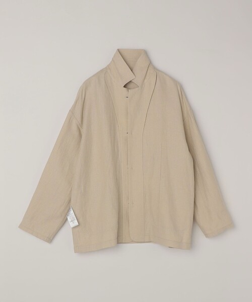 SHIPS any（シップス エニィ）の「SHIPS any:〈洗濯機可能〉NOVELTEX リネン/コットン ワッフル シャツ ジャケット◇（その他アウター・メンズ・ブラック/ナチュラル・SMALL/LARGE/MEDIUM）」の13枚目の写真