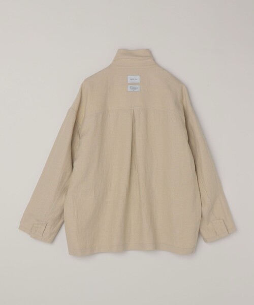 SHIPS any（シップス エニィ）の「SHIPS any:〈洗濯機可能〉NOVELTEX リネン/コットン ワッフル シャツ ジャケット◇（その他アウター・メンズ・ブラック/ナチュラル・SMALL/LARGE/MEDIUM）」の12枚目の写真