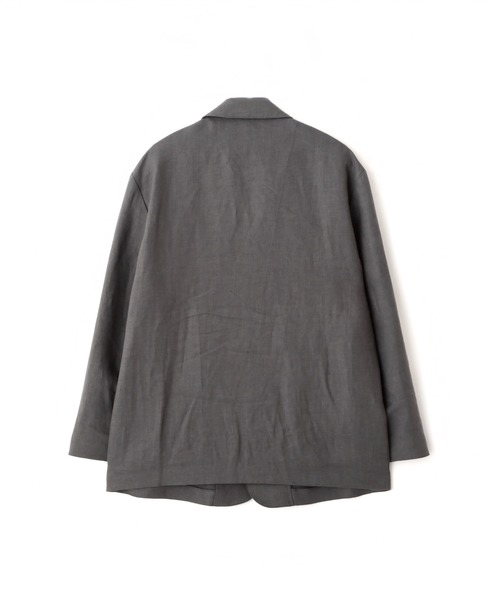 MARGARET HOWELL（マーガレットハウエル）の「COMPACT LINEN TWILL（テーラードジャケット・メンズ・グレー・SMALL/MEDIUM/LARGE）」の5枚目の写真