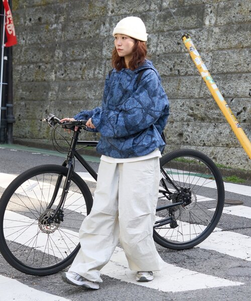 Franklin Climbing（フランクリンクライミング）の「【Franklin Climbing】ユニセックス/アルパインスノーカモパンツ（カーゴパンツ・メンズ・ネイビー/チャコールグレー/グレー・LARGE/MEDIUM）」の6枚目の写真