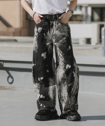 Theater code（シアターコード）の「Bleach-washed Wide-leg Denim Pants / ブリーチ加工 ワイドデニムパンツ 2026年春夏（デニムパンツ）」