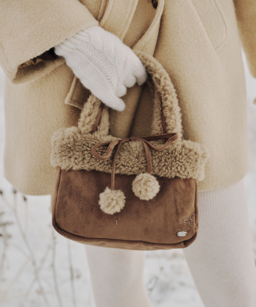 FOLNUA（フォルニュア）の「MINI MARSH BAG [3COLOR]（トートバッグ・レディース・ダークブラウン/キャメル/ベージュ・FREE）」の5枚目の写真