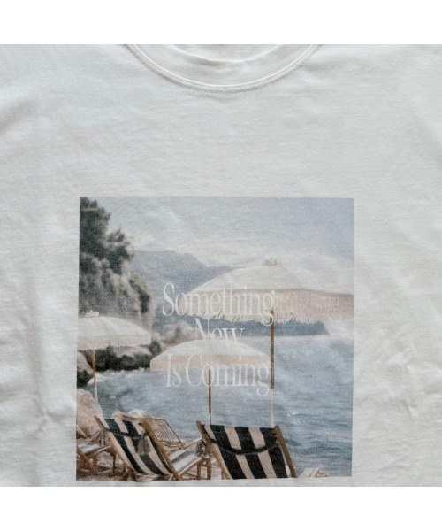 Flugge（フラッジー）の「オーバーサイズフォトTシャツ（Tシャツ/カットソー・レディース・ホワイト/グレー・FREE）」の8枚目の写真