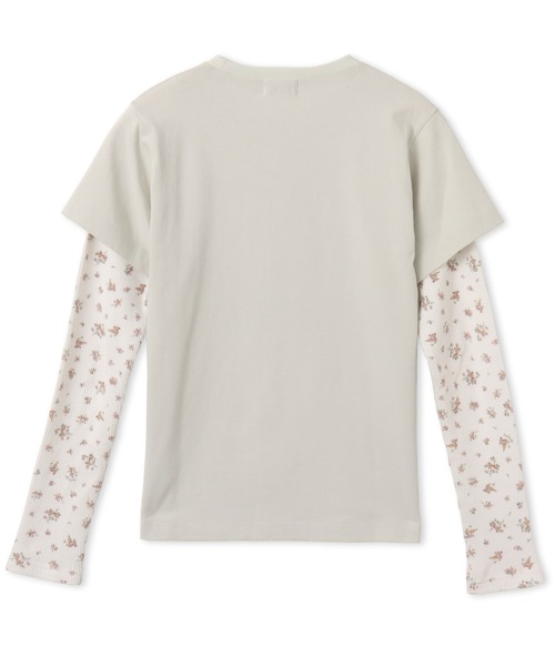 atmos pink(アトモスピンク)の「atmos pink Layered Print LS T-shirt / アトモス ピンク レイヤード プリント LS T-シャツ(Tシャツ/カットソー・レディース・ブラック/ホワイト・FREE)」の8枚目の写真