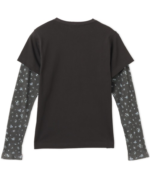 atmos pink(アトモスピンク)の「atmos pink Layered Print LS T-shirt / アトモス ピンク レイヤード プリント LS T-シャツ(Tシャツ/カットソー・レディース・ブラック/ホワイト・FREE)」の15枚目の写真