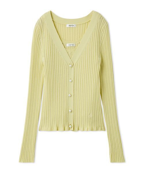 FRAY I.D コットンモダールアンサンブルニット コットンモダールアンサンブルニット（ニット/セーター）｜FRAY I.D