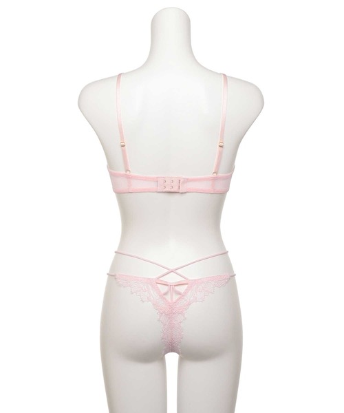 Ravijour(ラヴィジュール)の「ラムールプリエ Tバックセット(ブラ&ショーツ・レディース・ブラウン/ピンク・M/S)」の8枚目の写真