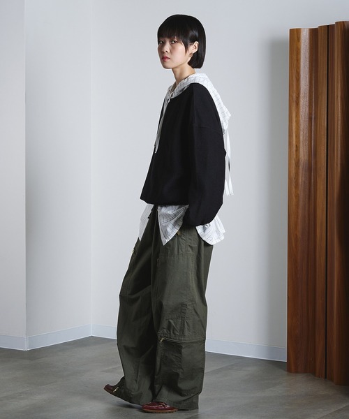 ROSE BUD（ローズバッド）の「OFF SHOULDER INLEY PULLOVER（スウェット・レディース・ライトブルー/ブラック/オフホワイト・ONE SIZE）」の19枚目の写真