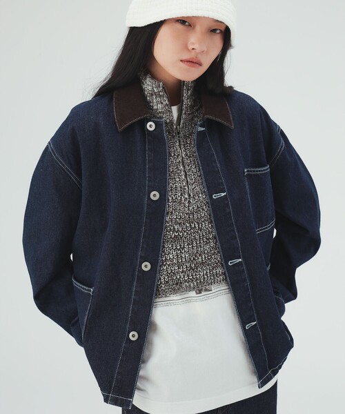 襟コーデュロイ カバーオール ジャケット（カバーオール）｜BEAMS