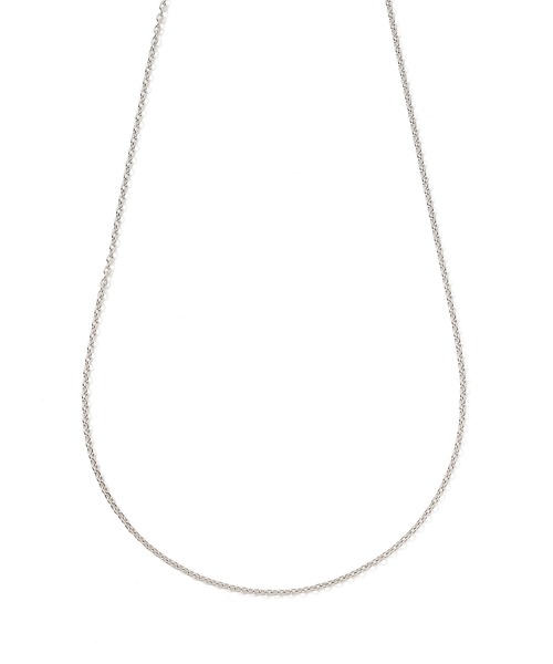 CRIMIE(クライミー)の「FINE SLIM CHAIN NECKLACE 48-55cm(ネックレス・メンズ・シルバー・ONE SIZE)」の1枚目の写真