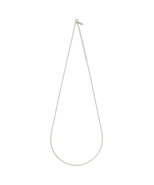 CRIMIE(クライミー)の「FINE SLIM CHAIN NECKLACE 48-55cm(ネックレス・メンズ・シルバー・ONE SIZE)」の2枚目の写真
