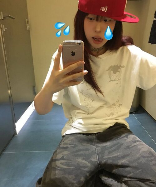 TYPESERVICE（タイプサービス）の「Cry Eyes Half Sleeve Top [White]（Tシャツ/カットソー・レディース・その他・FREE）」の14枚目の写真